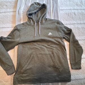 Gray/Green Hoodie -Adidas